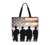 Borsa Da Spiaggia Armed Forces Day American Borsa A Mano Grande Resistente Borsetta Per Lavoro Picnic Shopping