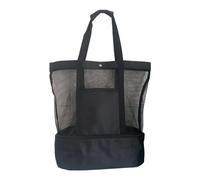 Borsa Da Spiaggia, Borsa a Tracolla, Borsa Termica per Il Pranzo, Shopping All'aperto, Uomo, Palestra, nero