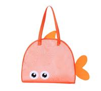 Borsa da Spiaggia, Borsa riutilizzabile per la spesa della spesa, Tote Leggero Multifunzionale per Vacanze Famiglia Picnic Scuola Attività Esterne Estate, arancione, Se référer au descriptif