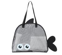 Borsa da spiaggia, borsa riutilizzabile per la spesa, grande borsa leggera e alla da donna, per vacanze, scuola, viaggi, estate, pic-nic, Nero, Se référer au descriptif