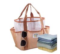 Borsa Da Spiaggia | Borsetta a Mano alla con più Tasche | Borsa Per La Spiaggia - Ideale Come Per Picnic Palestra Scuola Vacanza Shopping Spesa Estate Vacanza Famiglia