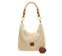 Borsa da spiaggia da donna all'uncinetto, borsa in cotone intrecciato con | Borsa a tracolla Boho Summer Crossbody for un design perfetto a mani libere for viaggi, acquisti al mercato e festival