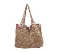 Borsa da spiaggia da donna lavorata a maglia borsa alla moda elegante ascella casual vacanza per viaggi di tutti i giorni donne lavorate a maglia ascella spiaggia vacanza casual spalla alla moda