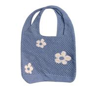 Borsa da spiaggia da donna, sacca per punti in maglie all'uncinetto estivo, sacchetti di tessuto, per gite, acquisti e uso quotidiano della borsa in tessuto all'uncinetto - spalline per donne con donn