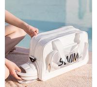 Borsa da spiaggia, da viaggio, con cerniera, per palestra, vacanze, nuoto