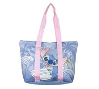 Borsa da spiaggia Disney da donna e ragazza, Tote Mesh - Borsa da spiaggia grande trasparente Disney, borsa da tè in rete semi-trasparente, leggera e spaziosa per spiaggia, Pisicna Estate, Stitch
