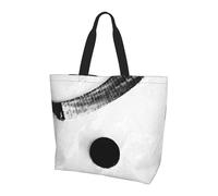Borsa Da Spiaggia Ice Hockey Art Printed Borsa Spesa Impermeabile Impermeabile Shopper Bag Per Picnic Lavoro Viaggi
