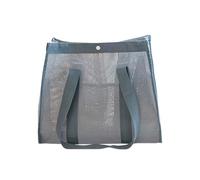 Borsa da spiaggia in mesh | Grande borsa da spiaggia in mesh riutilizzabile per vacanze, crociera, campeggio, lago, attività all'aperto | Spazioso deposito per la famiglia, la barca e l'organizzazione