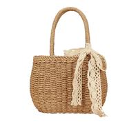 Borsa da spiaggia in paglia - borsa leggera estiva estiva | Borse da spiaggia tessute riutilizzabili da donna, borsa estiva per donne grandi con cerniera, grande frizione tessuta per, 1, Consulte la