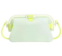 Borsa Da Spiaggia In Silicone Borsa Impermeabile Che Si Apre In Una Scatola | Borsa tote con manico superiore in cristallo pieghevole trasparente, borsa da palestra da spiaggia