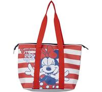 Minnie Borsa Per Il Mare a Spala Con Chiusura a Ceriniera e Taschino Interno