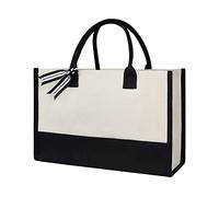 Borsa da spiaggia One Shoulder con grande capacità borse vita lotteria, Nero , taglia unica