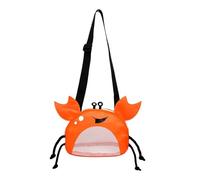 Borsa da spiaggia per giocattoli a forma di granchio | Borsa per giocattoli in rete con cinghie regolabili per campeggio, picnic, viaggi, vacanze, piscina al lago