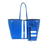 Borsa Da Spiaggia Striped Printing Women Traveling Handbag Big Tote Hand Bag Neoprene Ladies Perforated Beach Tote Bag Per Uso Esterno(Style 20)