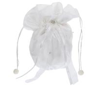 Borsa da Sposa per Matrimonio, Pochette da, 1 Pezzo, Bianco Latte, S