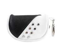 Borsa da tè da golf, borsa da golf | Borsa da golf in pelle PU | Borsa compatta da collezionista con clip portatile per il trasporto di magliette, per uomini donne amanti dello sport all'aria