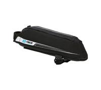 Borsa da Telaio per Bici Nera 0,4 Litri - Dimensioni 23x4,5x6,5 cm, Peso 82g Bon
