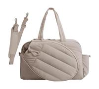Borsa da Tennis - 35 L Sport Duffle - Borsa per la conservazione delle racchette, tote resistente all'acqua con multitasche, bagagli da cortile per palestra, week-end, uffici, viaggi d'affari, 48 x 19