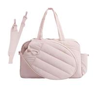 Borsa da Tennis - 35 L Sport Duffle - Borsa per la conservazione delle racchette, tote resistente all'acqua con multitasche, bagagli da cortile per palestra, week-end, uffici, viaggi d'affari, 48 x 19