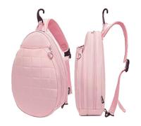 Borsa da tennis da donna - tracolla sportiva - tracolla rimovibile | Zaino a griglia in stile petto per attrezzatura da tennis da viaggio, portabottiglie incorporato, facile impugnatura a gancio