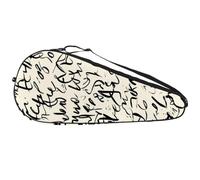 Borsa da tennis resistente, con lettere scritte a mano, leggera, per uomini, donne, adolescenti