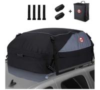 Borsa da Tetto Auto Impermeabile 425L, Box Tetto Pieghevole, Resistenti cingh...