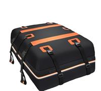 Borsa da Tetto per Auto per BMW M3 G80 2021-2023,Cubi di Borsa da Tetto Impermeabile Resistente allo Strappo Pieghevole Tetto Box,A-Black with Orange