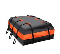 Borsa da Tetto per Auto per BMW X1 E84 X2 X3 E83 F25 X4 F26 X5 E70 F15 X5M F85 X6 E71,Cubi di Borsa da Tetto Impermeabile Resistente allo Strappo Pieghevole Tetto Box,C-Orange with Black
