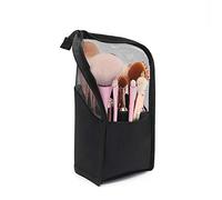 Borsa da toeletta 1 supporto per pc sacchetto cosmetico per donne spot di trucco con cerniera chiara viaggi per campeggio femmina brush organizzatore sacca da toilette. (Rosa)