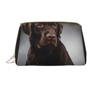 Borsa da toeletta, borsa per il trucco, da toeletta da viaggio portatile con cerniera,Cucciolo di pastore tedesco