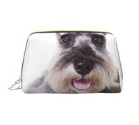 Borsa da toeletta, borsa per il trucco, da toeletta da viaggio portatile con cerniera,Labrador divertente