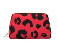 Borsa da toeletta, borsa per il trucco, da toeletta da viaggio portatile con cerniera,Leopardo Leone Tigre Animale Pri