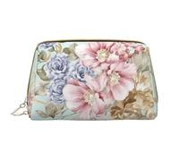 Borsa da toeletta, borsa per il trucco, da toeletta da viaggio portatile con cerniera,Rose nere gotiche stampate