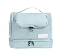 Borsa da toeletta da viaggio Borsa per organizzatore cosmetico di grande capacità Multipali compartimenti per il trucco impermeabile per uomini Viaggiatori di uomini Polyester