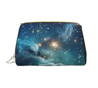 Borsa da toeletta da viaggio con ciambelle allettanti, portatile, impermeabile, per donne e uomini, accessori da viaggio, borsa da bagno per vacanze, Stelle nel cielo notturno, Taglia unica, Beauty