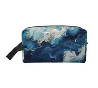 Borsa da toeletta portatile di grande capacità all'interno delle maree, borsa da toelettatura quotidiana per il viaggio