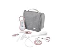 Borsa da Toilettage Nomada Bambino Rosa con 9 Accessori di Cura