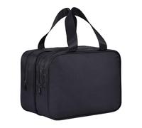 Borsa Da Toilette A Doppio Strato, Portaoggetti In Tessuto Oxford, Rete A Vista Traforata, Adatta For Il Trasporto Quando Si Esce(13x15x25cm)