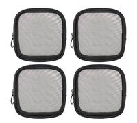 Borsa da toilette a maglie da 4 pezzi da 4pcs da 4, 5x1 pollici portatili portatili leggeri traspiranti per la borsa per la
