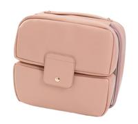 Borsa da toilette alla moda per cosmetici, pratica borsa per il trucco da viaggio, tasche multiple per viaggiatori e pendolari, borsa per il trucco di grande capacità, A, Bellezza di massa