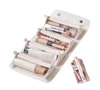 Borsa Da Toilette Arrotolati-Borsa Da Toeletta Da Viaggio In Poliestere Eco-poliestere Di Grande Capacità | Per Cosmetica Per Trucco 4 In 1 Organizzatore Di Stoccaggio Per Trucco Con 4 Porti Rim