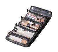 Borsa Da Toilette Arrotolati-Borsa Da Toeletta Da Viaggio In Poliestere Eco-poliestere Di Grande Capacità | Per Cosmetica Per Trucco 4 In 1 Organizzatore Di Stoccaggio Per Trucco Con 4 Porti Rim