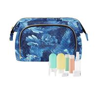 Borsa da toilette blu lampeggiante misteriosa fenice essenziale da appendere borsa da viaggio borsa da toilette borsa da viaggio per accessori da viaggio