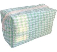 Borsa da toilette, borsa cosmetica, borse per il trucco per le donne, colore dolce alla moda chiusura con cerniera borsa multifunzionale organizer cosmetico portatile strumento di trucco astuccio per