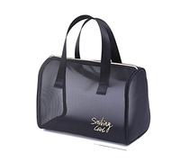Borsa da toilette Caspa di stoccaggio cosmetico nero spazzole per trucco traspirabili