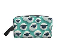 Borsa da toilette con stampa di pecore, per uomini e donne, borsa da viaggio per cosmetici, accessori da viaggio per accessori da viaggio