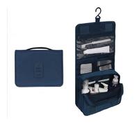 Borsa da toilette da appendere, borsa da toilette da viaggio pieghevole con maniglia per il trasporto, borsa da toilette multifunzionale, bo