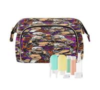 Borsa da toilette da appendere con vampiro anime ragazza portatile portamonete da donna per organizer trucco