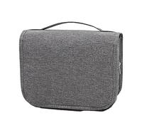 Borsa da toilette da appendere, grande capacità, borsa da viaggio impermeabile per il trucco con scomparto separato per oggetti asciutti e bagnati, per uomini e donne, viaggi