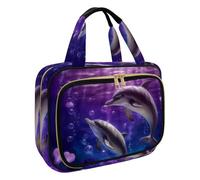 Borsa da toilette da appendere per donne, borsa per il trucco da viaggio del Ringraziamento in Turchia, organizer per cosmetici e articoli da toeletta per accessori essenziali da viaggio, Multicolore